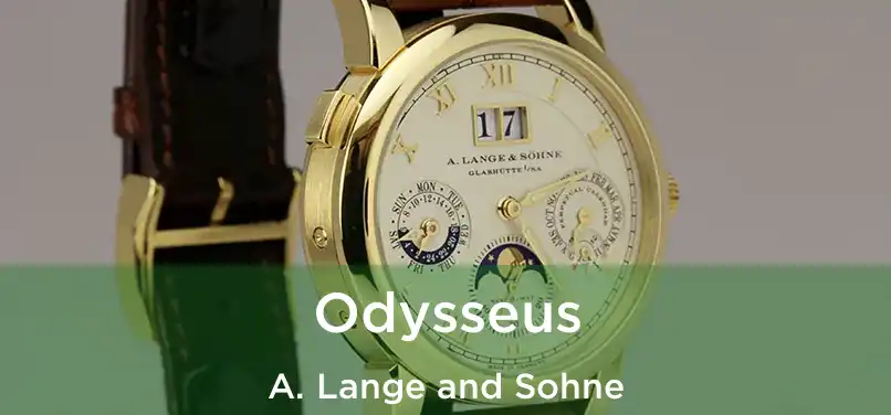  Odysseus A. Lange and Sohne